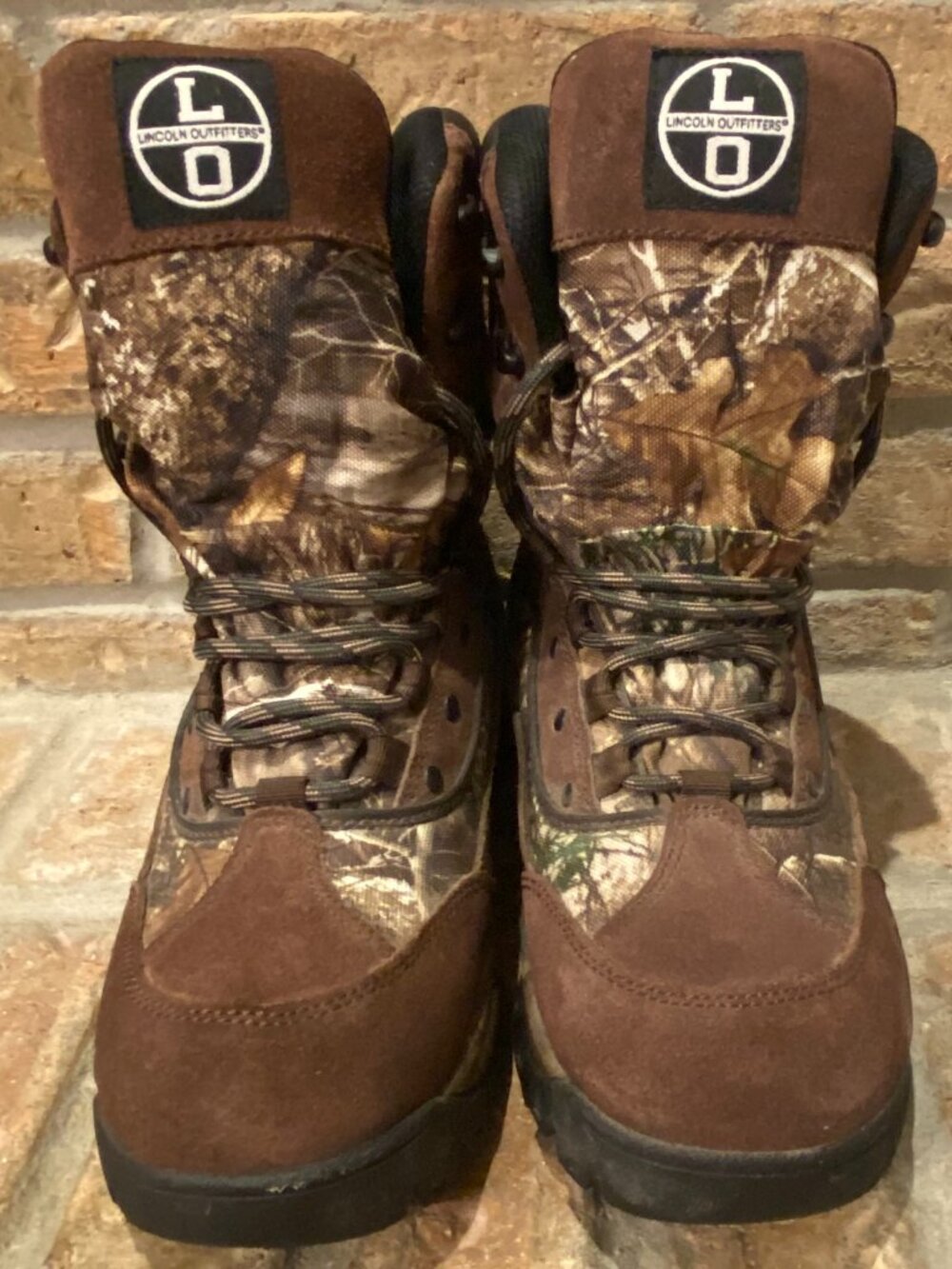 Lincoln Outfitters 600g Thinsulate Waterproof Hunting Boots Camo Men's 7